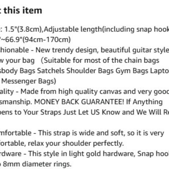 Zooeass Crossbody Strap - Picture 5 of 5